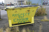 8640 - Decorated dumpster