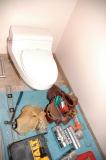 End of week four: Toilet reinstalled