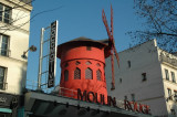 The Moulin Rouge (Montmartre) - one of the best known landmarks in Paris
