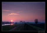 7751 sunrise in Dutch landscape in winter