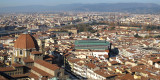 Views from the cupola: Basilica di San Lorenzo and the RR station