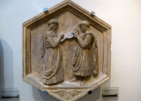 Euclid and Pythagoras (Luca della Robbia)