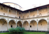 The Grand Cloister of Santa Croce designed by Brunelleschi