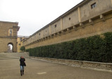 The Vasari Corridor ends at Palazzo Pitti 