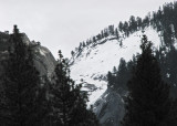 Half Domes left, snowy section (Winter 2012). #2342