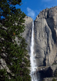Upper Falls from Lodge, S95 #3700.  Click for <a href=http://bit.ly/yosemitefalls target=_blank><u>larger version</u></a>