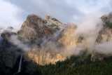 Clearing storm, closer up, at Yosemite,Tunnel View.  7:22 pm. SX10  #2634