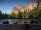 The Valley View Gate at dusk, 1/2 hr later,  light leaving the water. 5/24/12, 6:28 PM  #2570