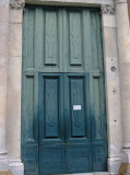Church door close up