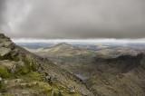 clouds over snowdonia range