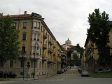 Via Sforzesca with Monte dei Cappucini