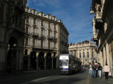 Streetcar on Via Pietro Micca