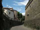 Road up to the Castello di San Giusto