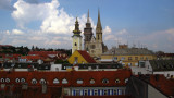 Rooftops and spires of the Kaptol district