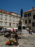 Market remnants on Gundulićeva Poljana