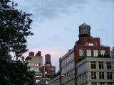 Looking east down Houston Street