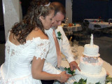 Cutting the cake