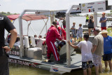 Unloading the capsule from the Spirit of Texas TFH #807.