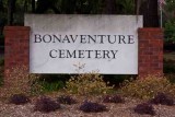 Bonaventure Cemetery Sign