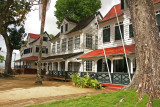 Wooden buildings of the historical city center - Houten gebouwen in het historisch stadscentrum