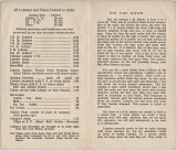 Moby Dick Wharf Restaurant Menu inside