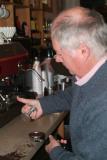 Professor Bruce Ronald Making Own Coffee at College Mkt DSCF.jpg