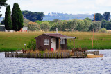 Shack in the lake
