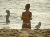 Girl at the beach...