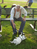 Jim Rutter and Mr. Dogg (photo by Kate Keil)