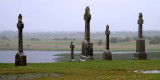 Cloncmacnoise Abbey, rainy weather