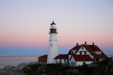 09792.jpg portland head light lighthouse by donald verger... i so like the soft pink and blue banding