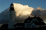 DSC00533x600 BRIDGING THE DARKNESS.. WITH LIGHT!   LIGHTHOUSES PORTLAND HEAD LIGHT LIGHTHOUSE by donald verger september 29