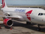 Czech Airbus 320 AKL to NOU