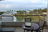morning coffee and e-mail