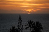 Sunset sailboat
