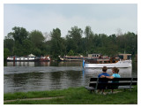 Relax afternoon by the canal