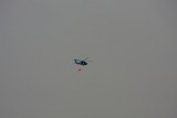 One of the helos fighting the last of the initial wave of fires