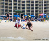 Jack, Sherryl and Eli Enjoy The Beach