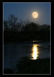 Moon on the River Wear