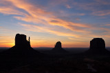 Sunrise over the Mittens and Merrick Butte