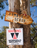 This way to Humbug Scrub; now how will I get down again?