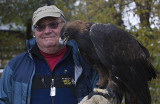 Golden Eagle and Tom.the photographer