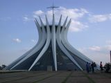 The Metropolitan Cathedral, designed by Oscar Niemeyer and inaugurated in 1970