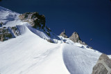 Frendo ice arete just after dawn