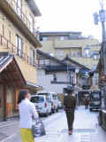 Onsen spa street (Miyajima-san and Haruhi)