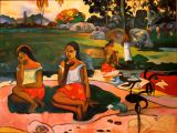 Gauguin at the Tiki Village, Mo'orea