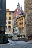 Walking out from The Uffizi