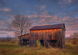 First Light on Old Barn