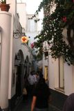 streets in Capri are narrow