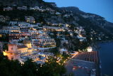 view onto Positano from hotel